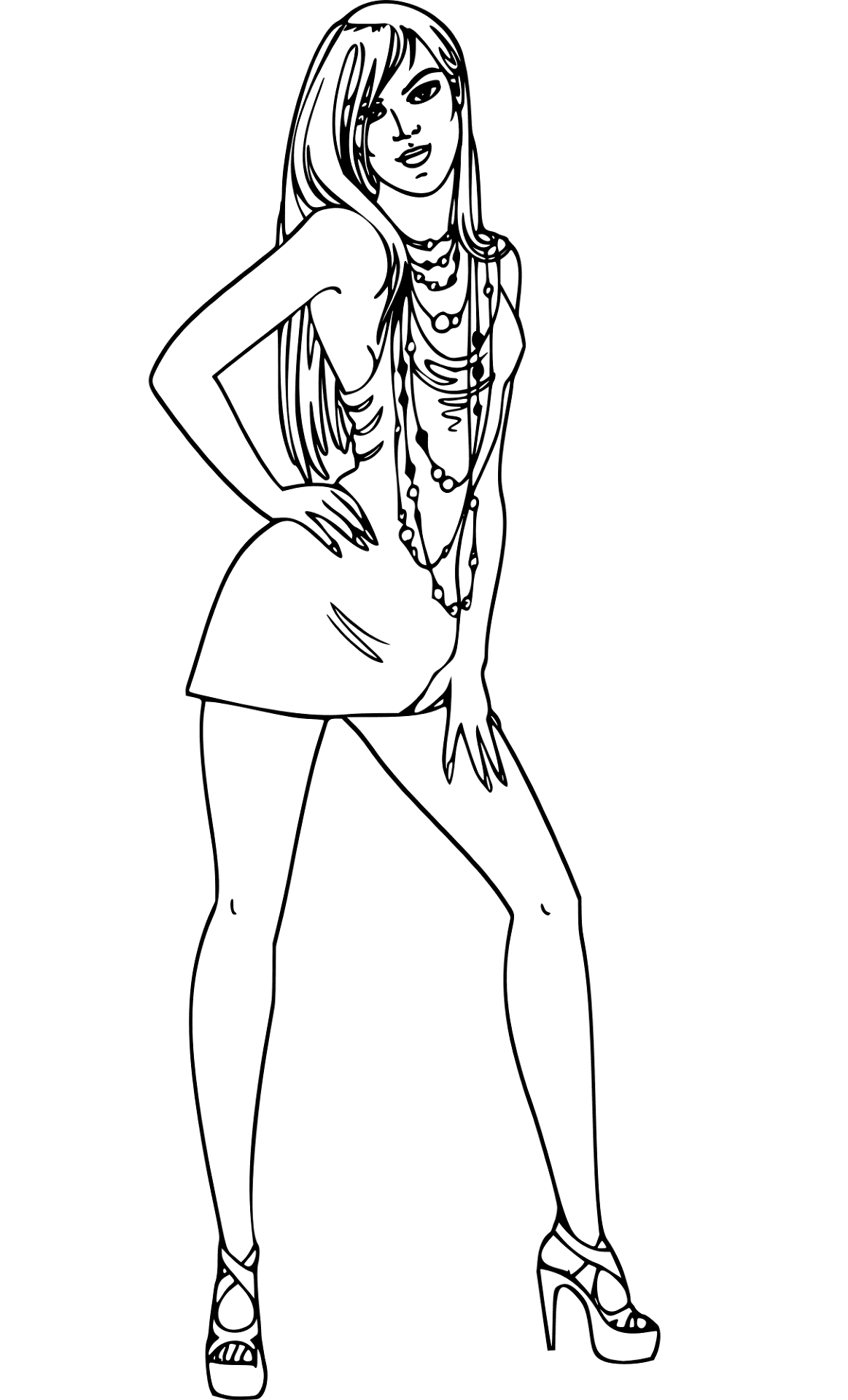 Desenho de Juventude para colorir