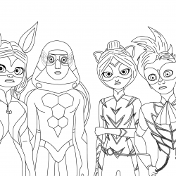 Desenho de Ladybug para colorir e imprimir: número 11