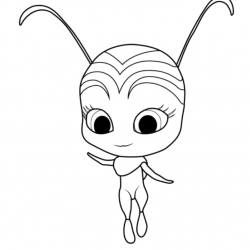 Desenho de Ladybug para colorir e imprimir: número 14