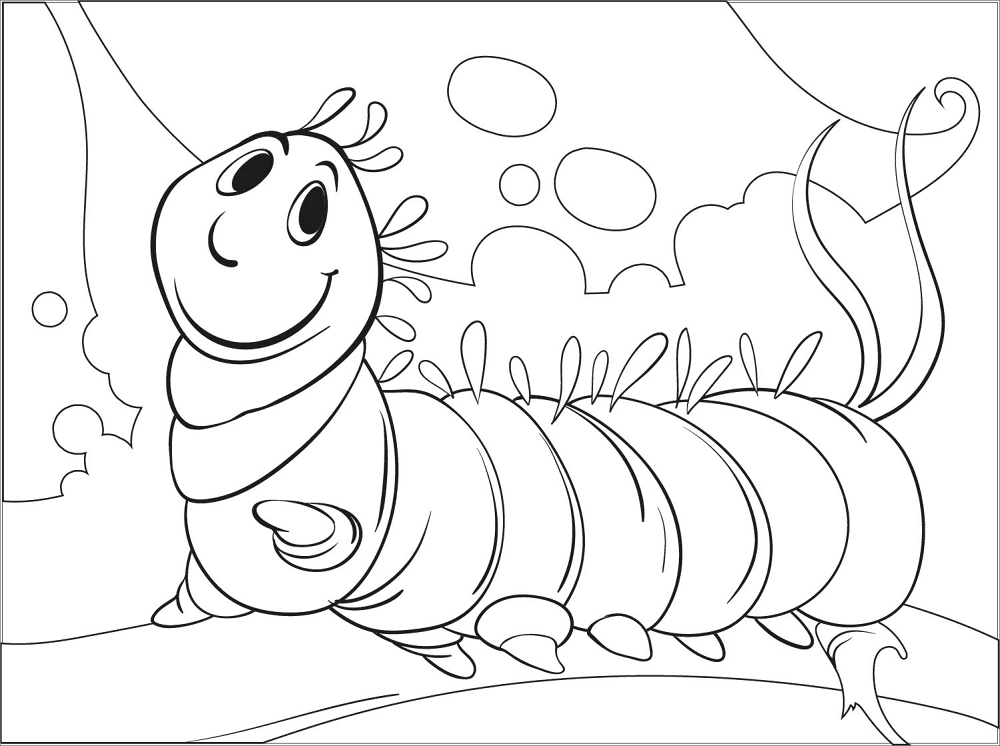 Desenho de Lagartos para colorir e imprimir: número 3