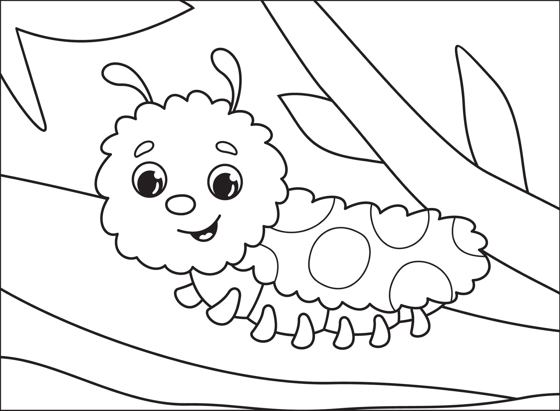 Desenho de Lagartos para colorir e imprimir: número 24