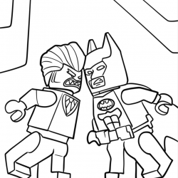 Desenho de Lego para colorir e imprimir: número 9