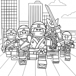 Desenho de Lego para colorir e imprimir: número 20