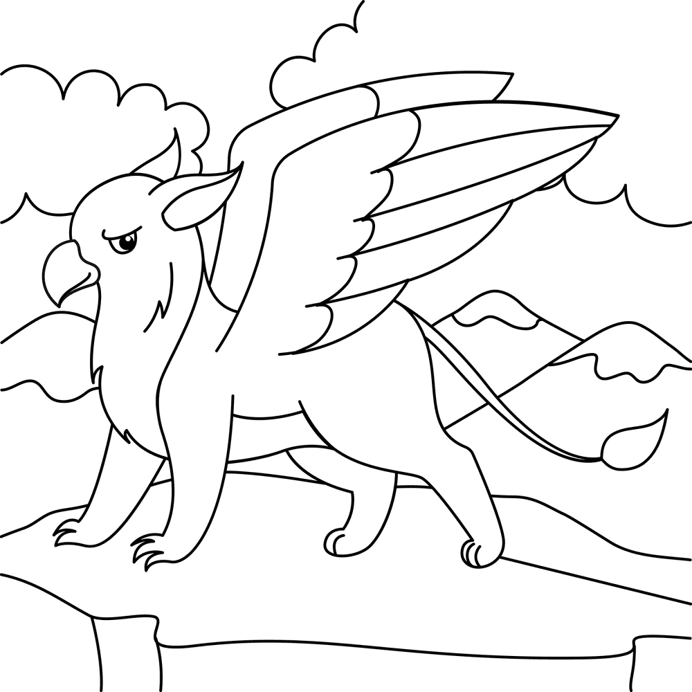 Desenho de Leóes para colorir e imprimir: número 23