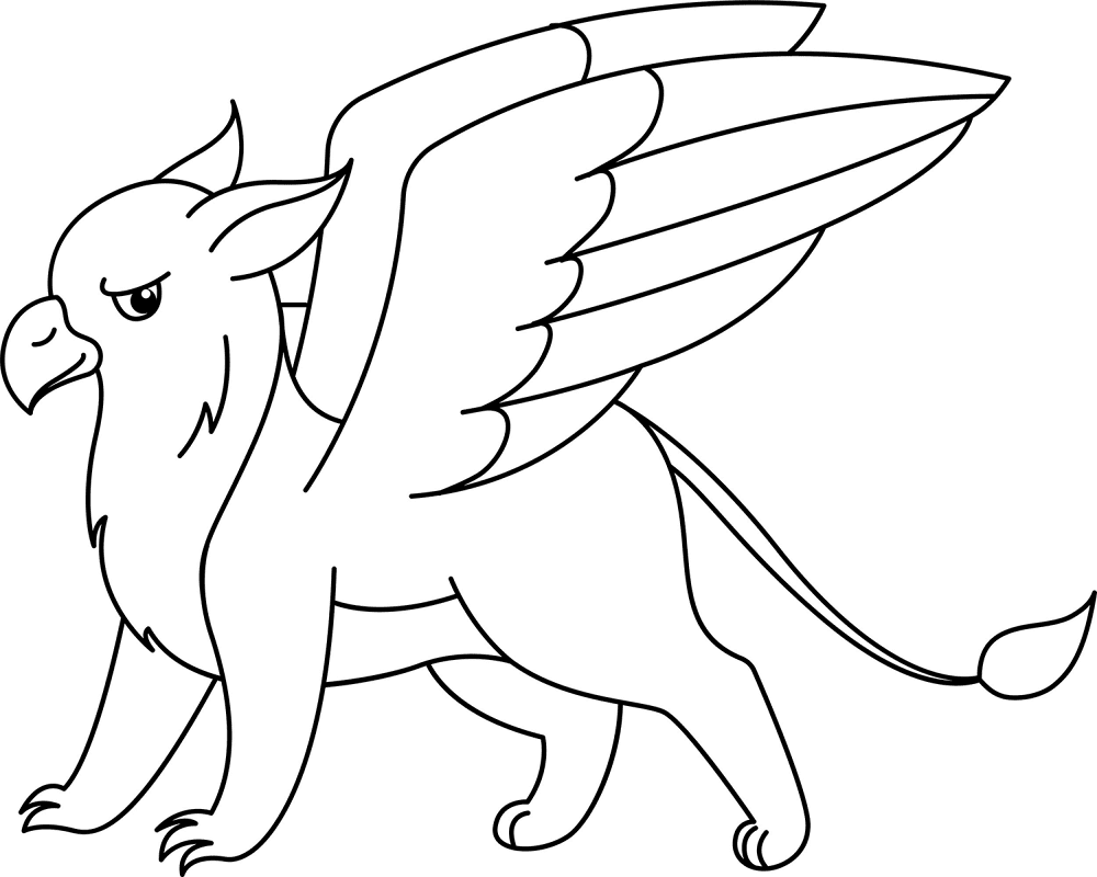 Desenho de Leóes para colorir e imprimir: número 24