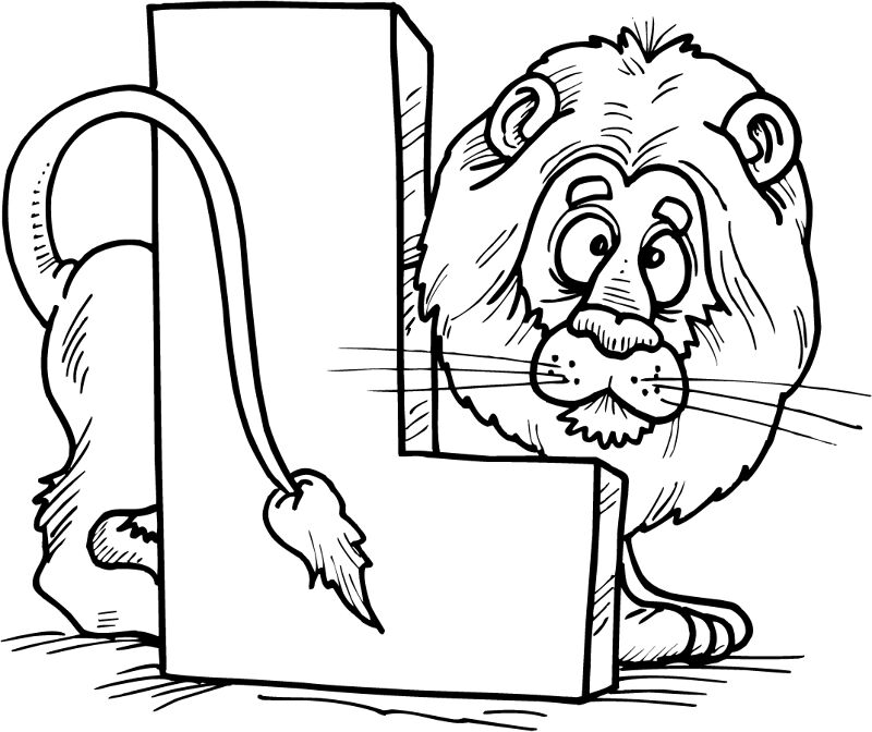 Desenho de Leóes para colorir