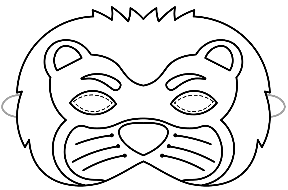 Desenho de Leóes para colorir