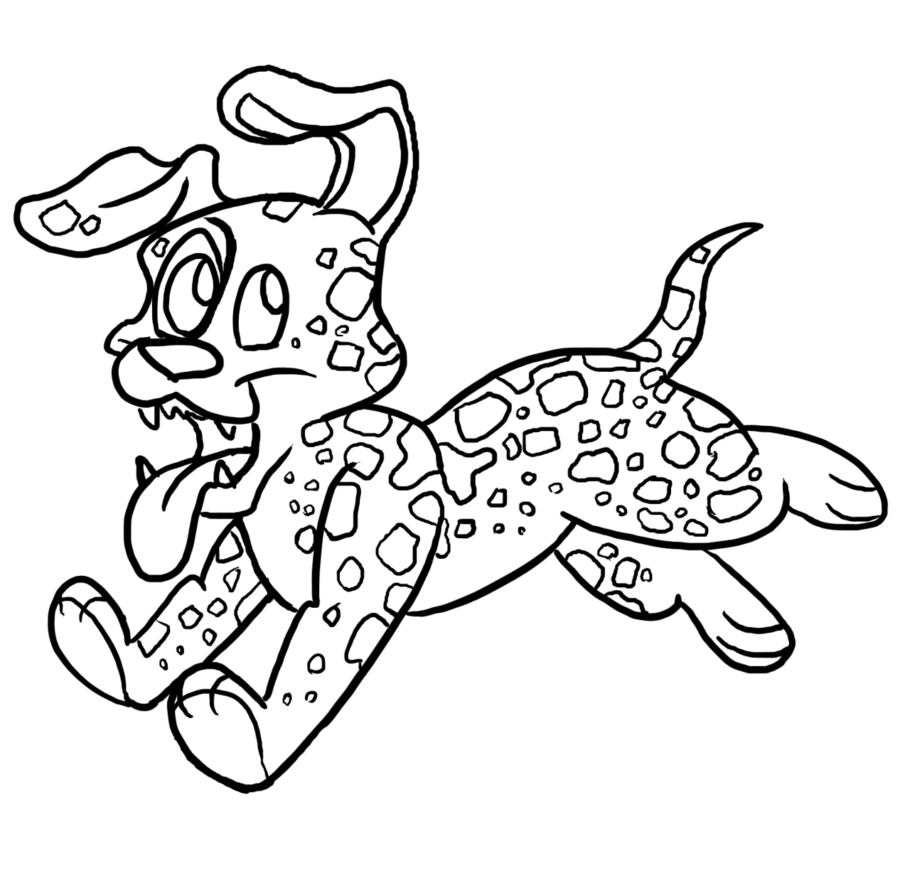Desenho de Leopardos para colorir e imprimir: número 20