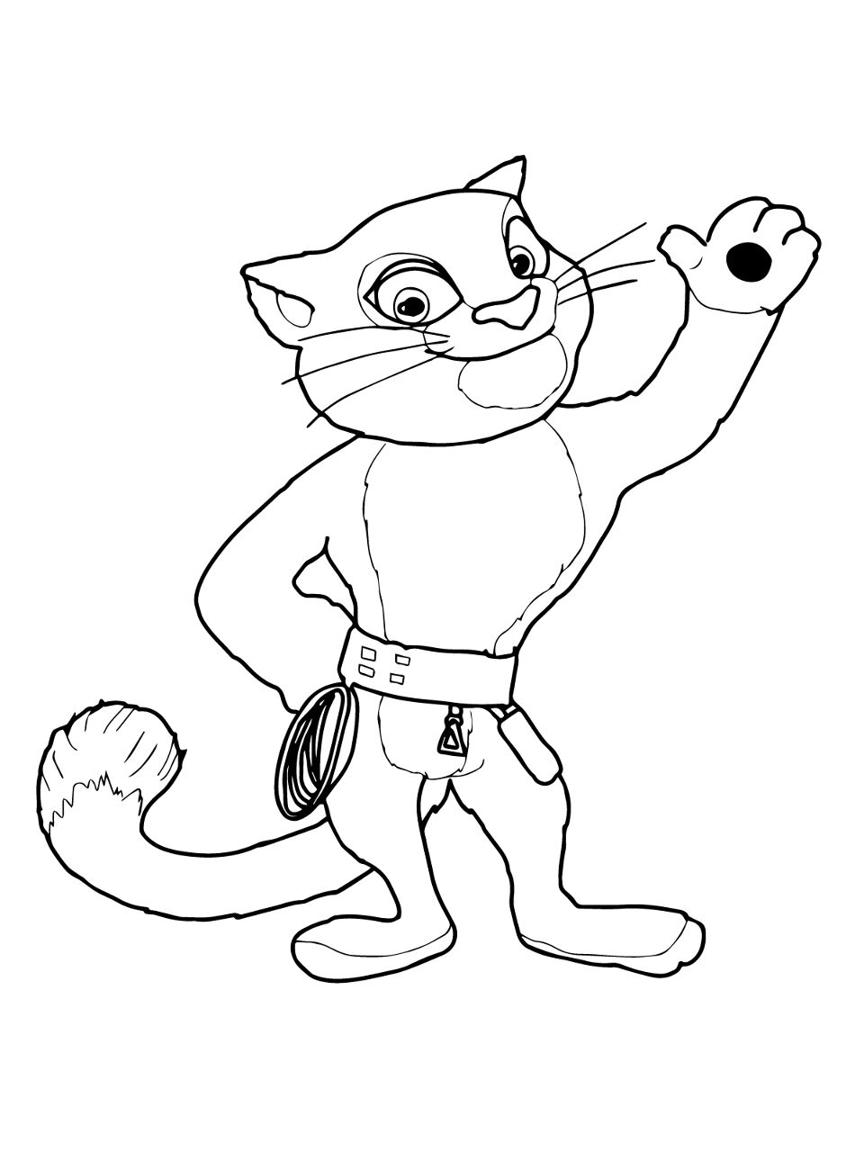 Desenho de Leopardos para colorir