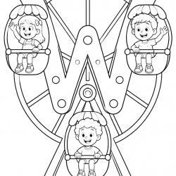 Desenho de Letras Alfabeto para colorir e imprimir: número 17
