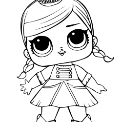 Desenho de Lol Surprise para colorir e imprimir: número 15