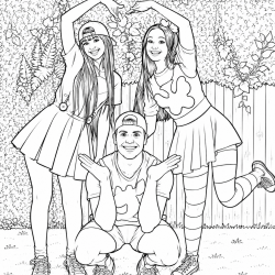Desenho de Luccas Neto para colorir e imprimir: número 8