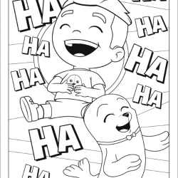 Desenho de Luccas Neto para colorir e imprimir: número 17