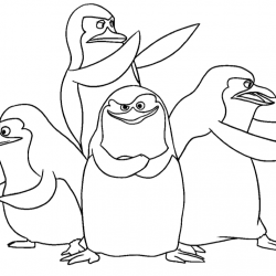 Desenho de Madagascar para colorir e imprimir: número 14