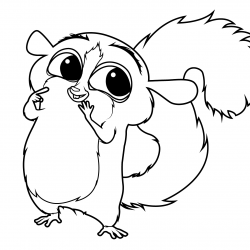 Desenho de Madagascar para colorir e imprimir: número 20