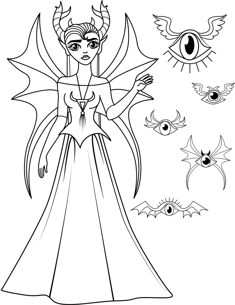 Desenho de Mágico para colorir e imprimir: número 35