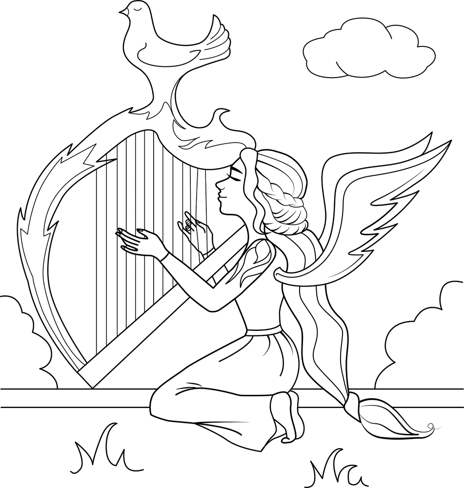 Desenho de Mágico para colorir