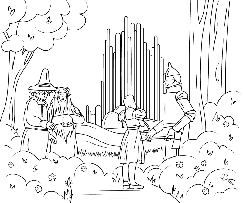 Desenho de Mágico para colorir