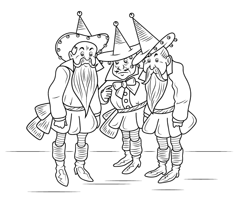 Desenho de Mágico para colorir
