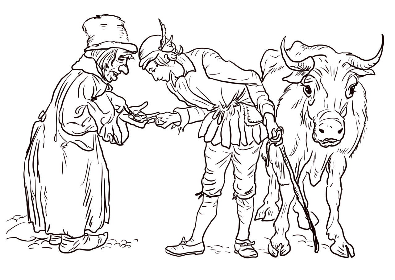 Desenho de Mágico para colorir