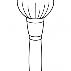 Desenho de Maquiagem para colorir e imprimir: número 13
