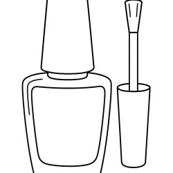 Desenho de Maquiagem para colorir e imprimir: número 17