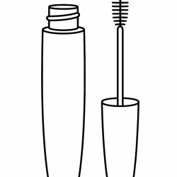 Desenho de Maquiagem para colorir e imprimir: número 19