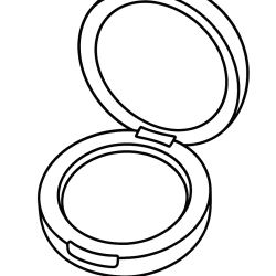 Desenho de Maquiagem para colorir e imprimir: número 21