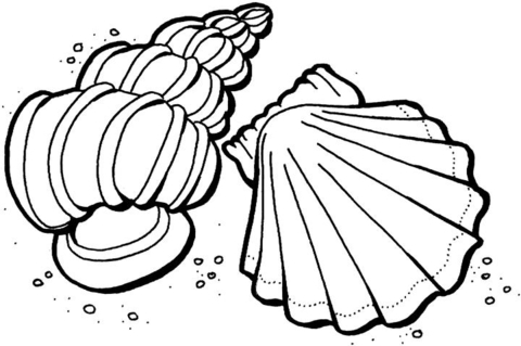 Desenho de Mar para colorir e imprimir: número 15