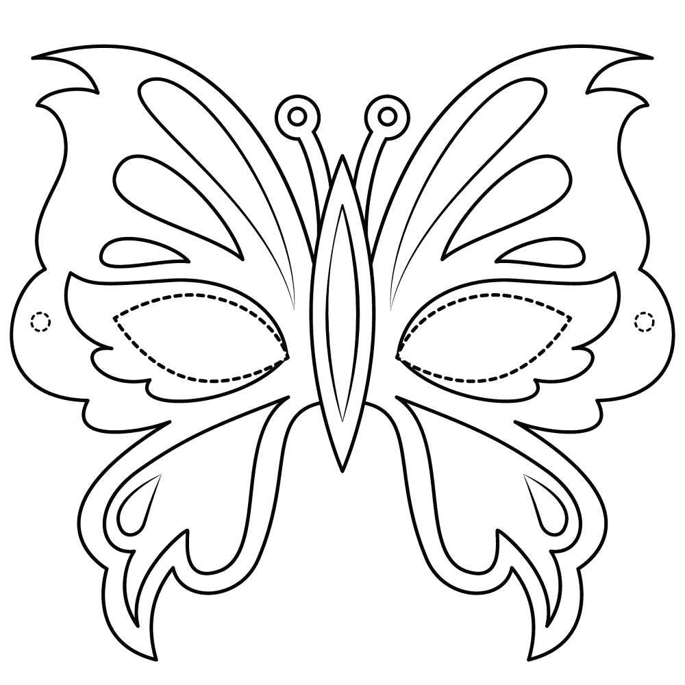 Desenho de Mardi Gras para colorir e imprimir: número 5