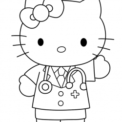 Desenho de Medico para colorir e imprimir: número 9