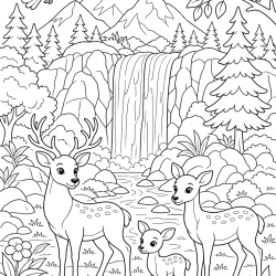 Desenho de Meio Ambiente para colorir e imprimir: número 6