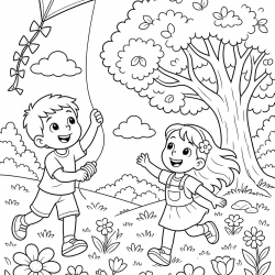 Desenho de Meio Ambiente para colorir e imprimir: número 7