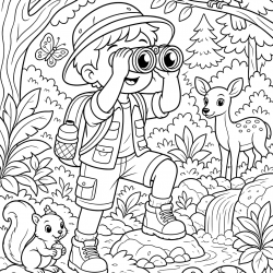 Desenho de Meio Ambiente para colorir e imprimir: número 12