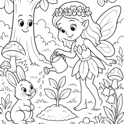 Desenho de Meio Ambiente para colorir e imprimir: número 16