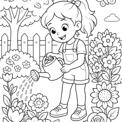 Desenho de Meio Ambiente para colorir e imprimir: número 18