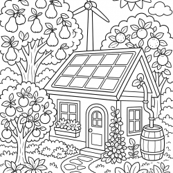 Desenho de Meio Ambiente para colorir e imprimir: número 21