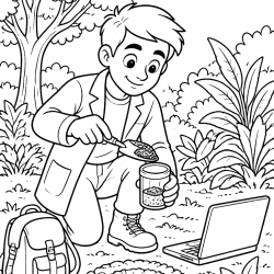 Desenho de Meio Ambiente para colorir e imprimir: número 22