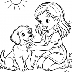 Desenho de Meninas para colorir e imprimir: número 21