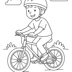 Desenho de Meninos para colorir e imprimir: número 9