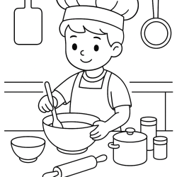Desenho de Meninos para colorir e imprimir: número 14