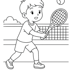 Desenho de Meninos para colorir e imprimir: número 17