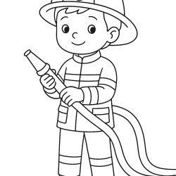 Desenho de Meninos para colorir e imprimir: número 22
