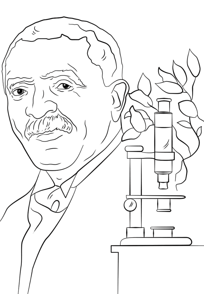 Desenho de Mês Da História Negra para colorir e imprimir: número 22