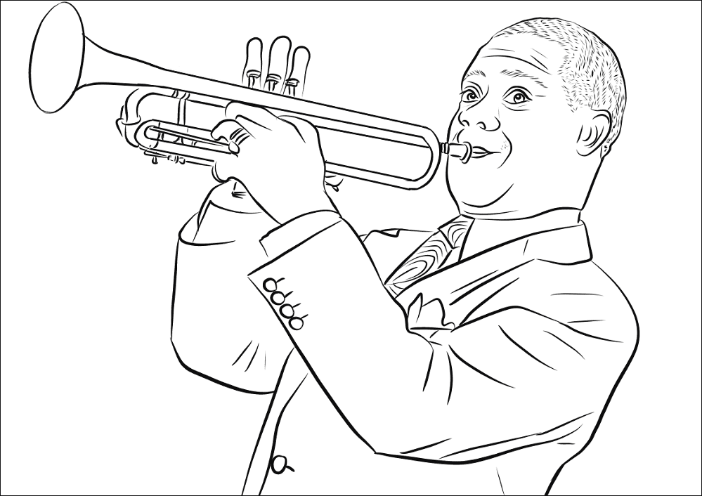 Desenho de Mês Da História Negra para colorir e imprimir: número 36
