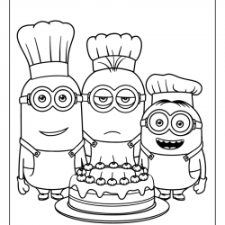 Desenho de Meu Malvado Favorito para colorir e imprimir: número 10