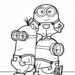 Desenho de Meu Malvado Favorito para colorir e imprimir: número 11