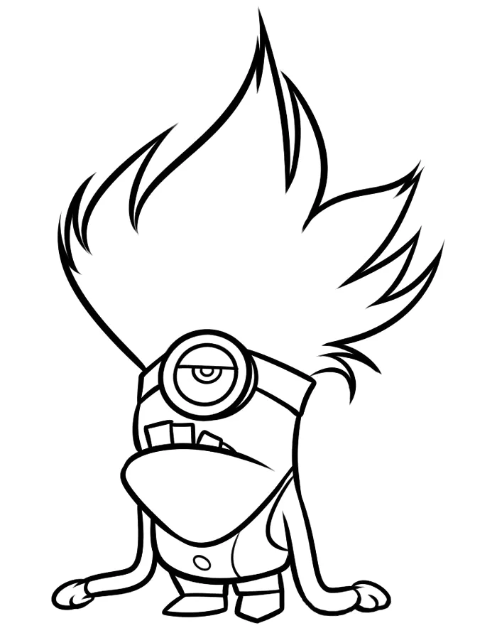 Desenho de Meu Malvado Favorito para colorir e imprimir: número 12