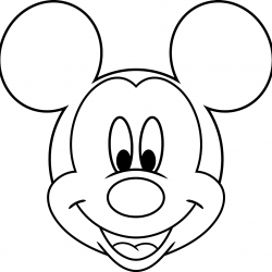 Desenho de Mickey para colorir e imprimir: número 11