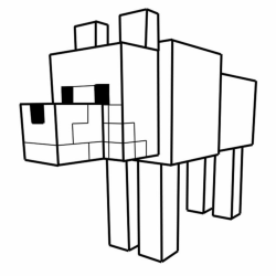 Desenho de Minecraft para colorir e imprimir: número 11